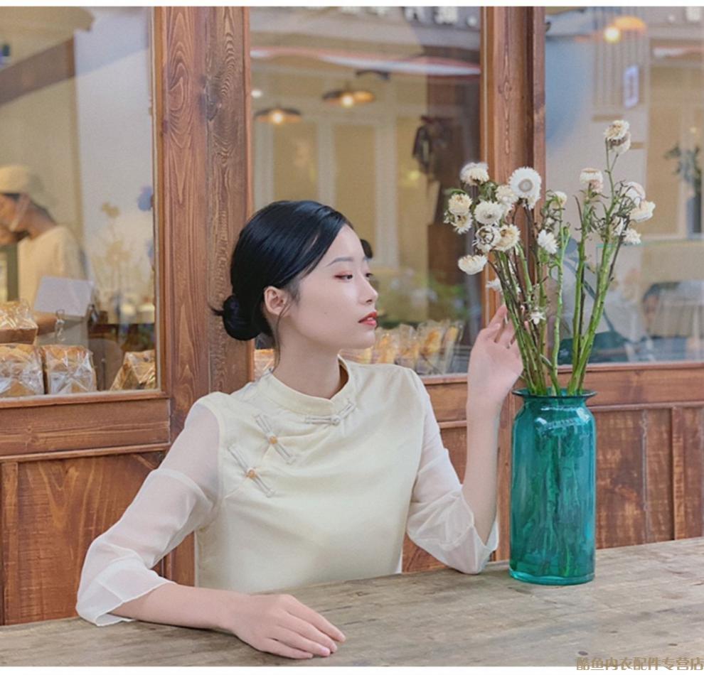 茶艺师婵舞套装春夏款中式服装女仙气禅意中国风女装套装汉服茶禅服