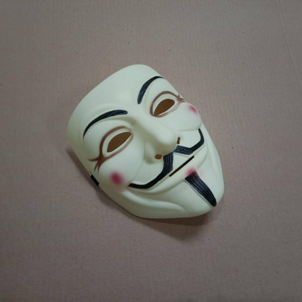 小丑面具 v字仇杀队面具小丑全脸面具鬼舞步恐怖微笑死神黑客吓人抖音