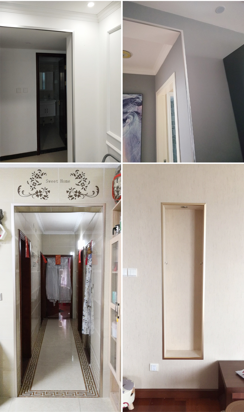 钛铝合金护角条护墙角保护条收边条墙角撞条墙纸瓷砖阳角线装饰15cm宽