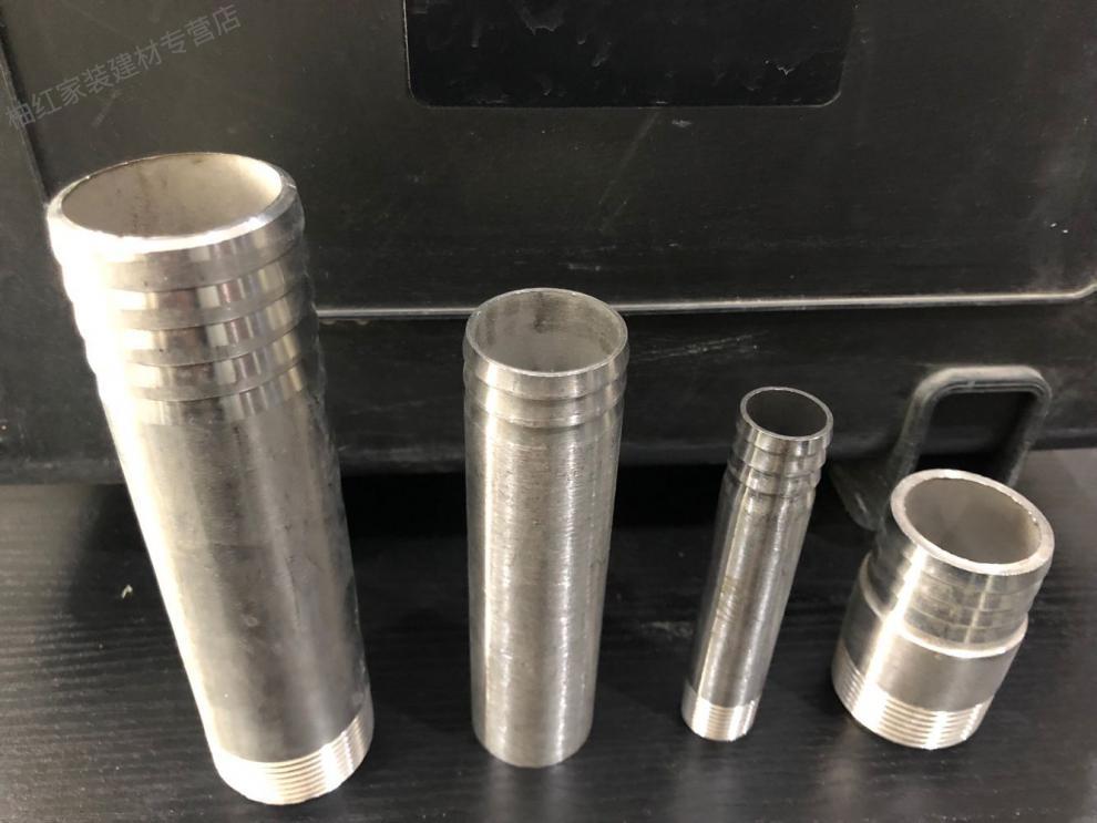 304不锈钢光宝塔焊接格林接头丝扣宝塔水管皮接头4分1寸2寸304材质丝