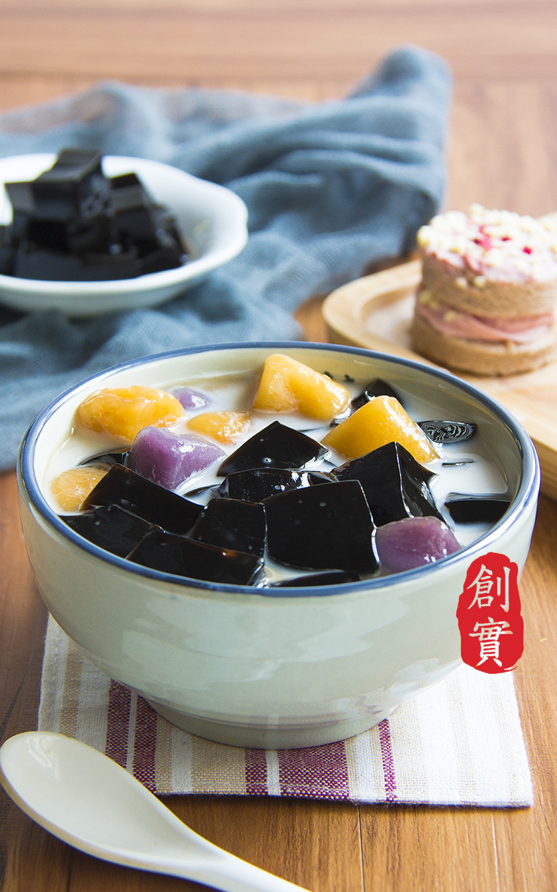 烧仙草烧仙草粉仙草冻粉芋圆奶茶店商用黑凉粉烧仙草粉1kg