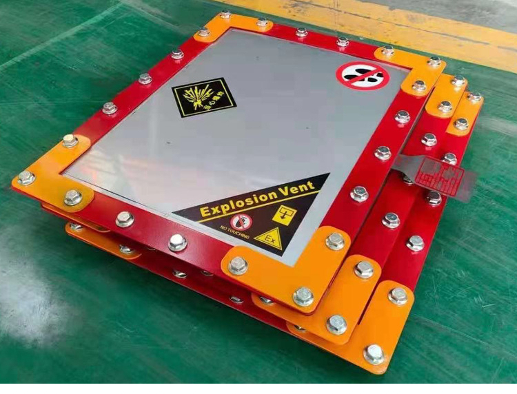 泄爆片除尘器卸爆口无火焰泄爆隔爆阀爆破片防爆不锈钢粉尘泄爆片阕畴