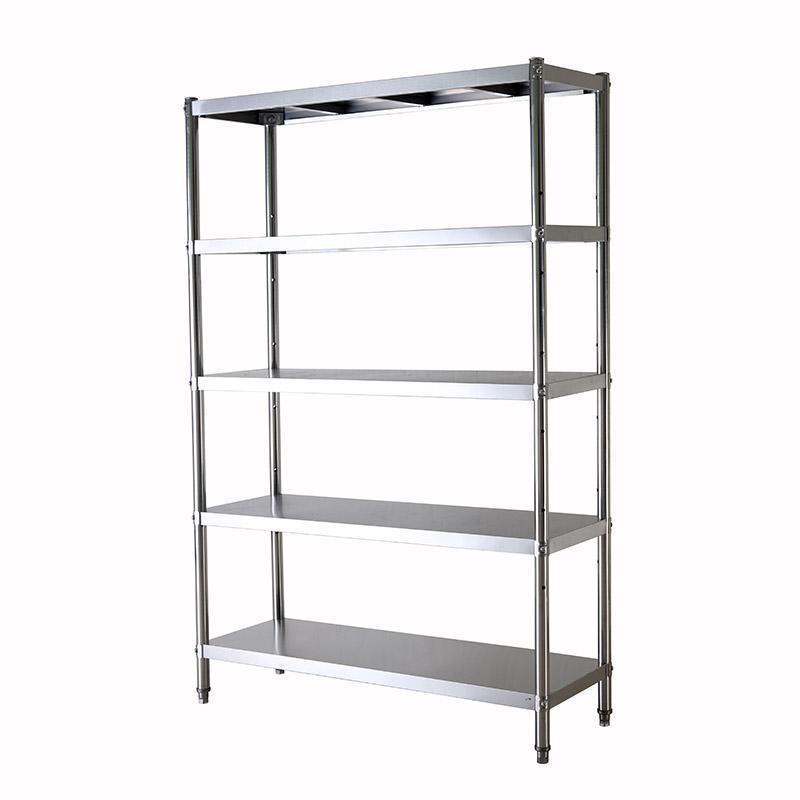 不锈钢厨房置物架微波炉架碗柜烤箱架货架不锈钢置物架五层储物架子