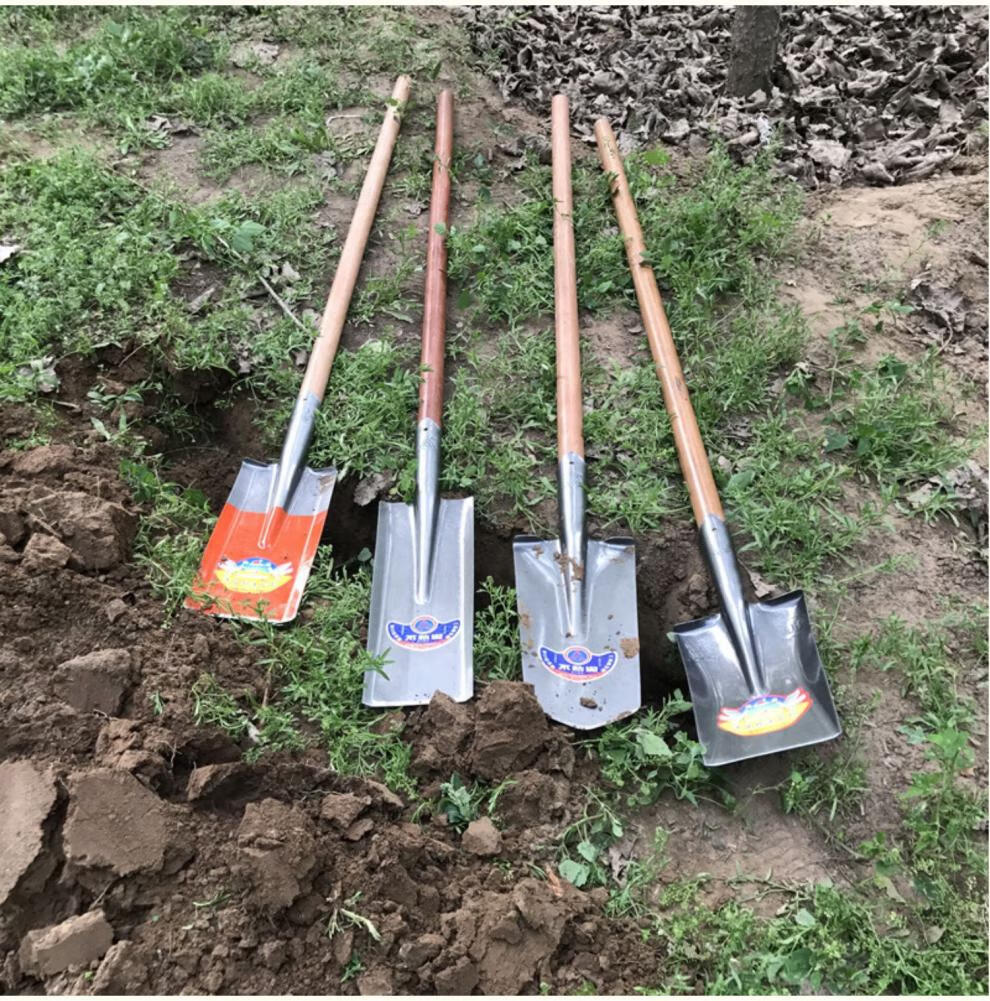 种树神器家用种菜养花工具种树挖沟坑开荒农用加厚园艺神器铁锹铁铲子