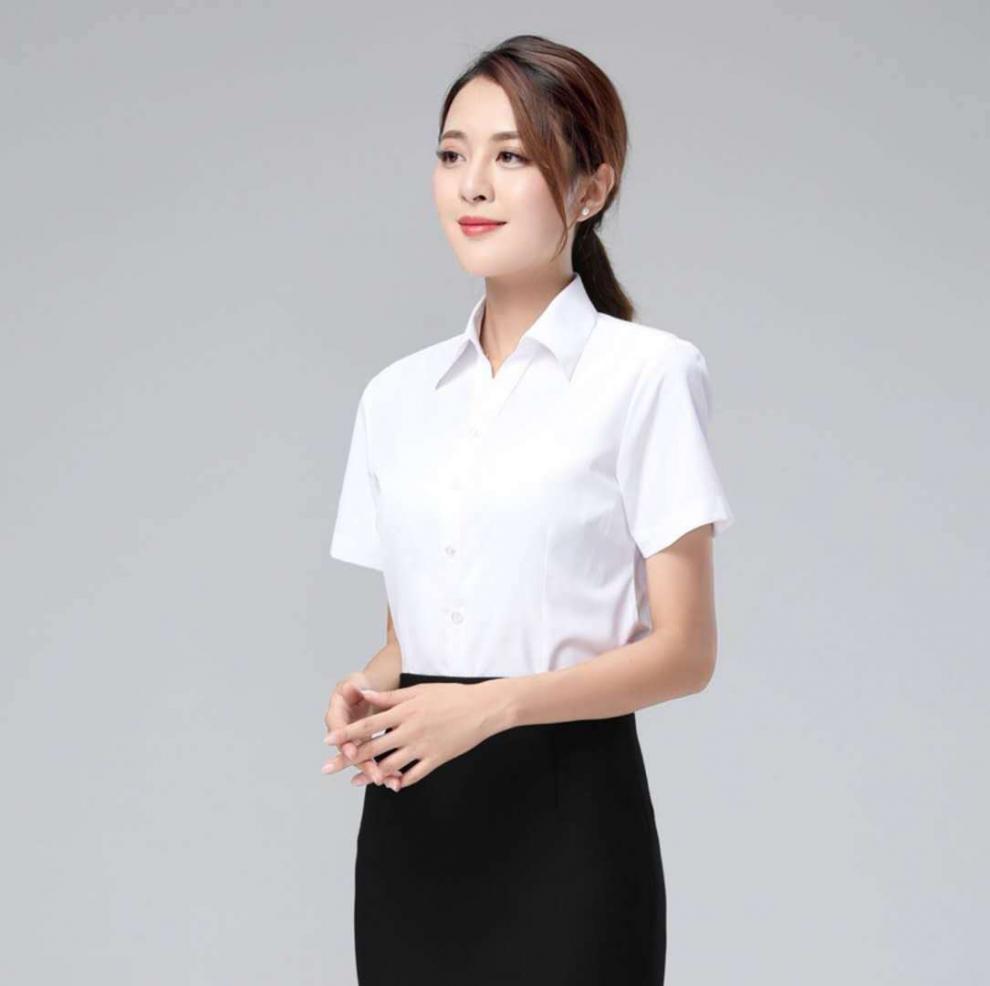 职业女裤套装长袖衬衣正装上衣白衬衫高腰西裤女秋冬款显瘦工装白色