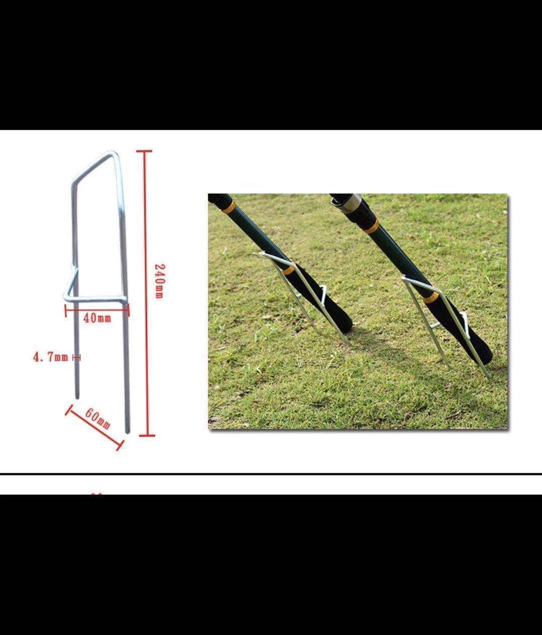 简易支架海竿抛竿支架海竿地插支架鱼竿地插竿架支架钓鱼用品 两用