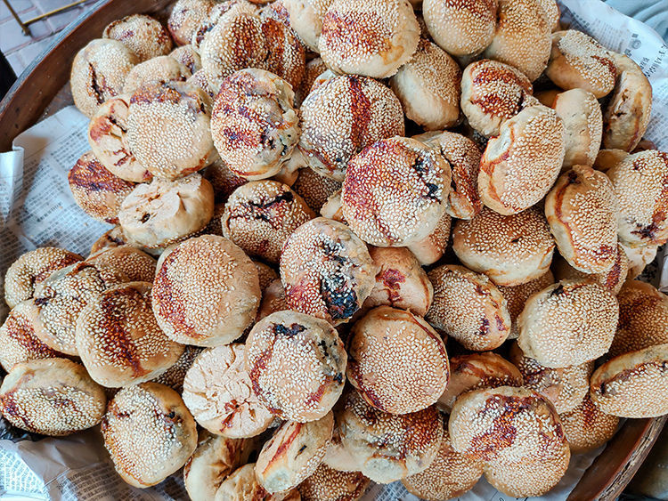 紫菜饼光饼有馅东张紫菜饼福清紫菜饼肉饼福建福州平潭特产5个光饼3个