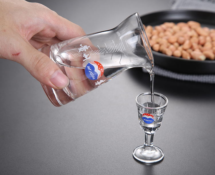 茅台杯 茅台小酒杯酒具套装白酒杯烈酒杯玻璃水晶杯分酒壶10ml家用