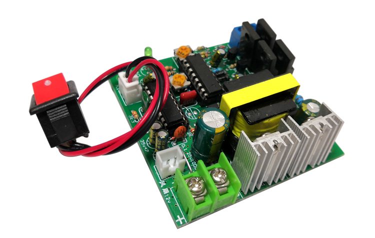 修正波50hz模块12v转220v交流变压器 dc-ac升压电源转换器 12v 500w带