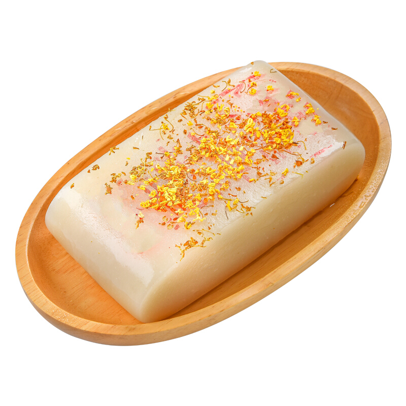 400g美食手工桂花白糖年糕拉丝小时候小吃烤蒸传统糕点无锡特产3条