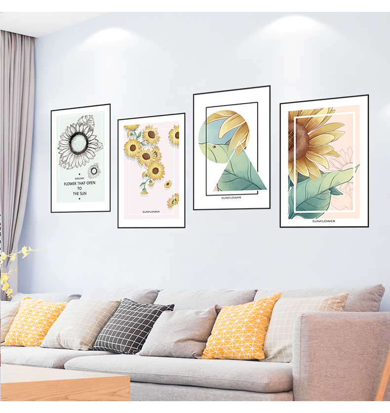 卧室床头装饰贴墙纸自粘墙画简约客厅沙发背景墙贴纸温馨网红贴画