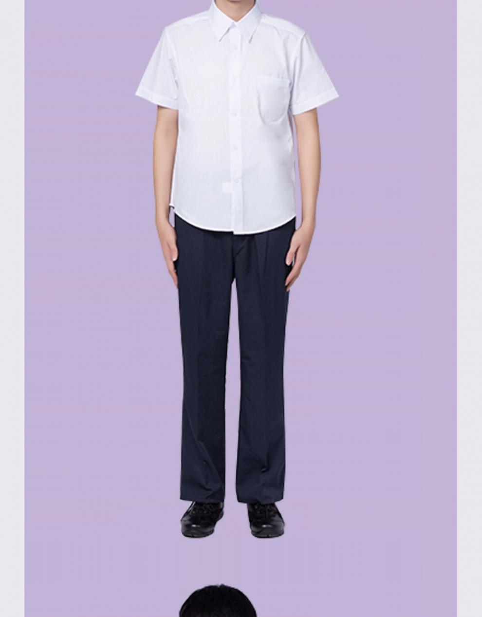 活力校服huoli校服深圳中学礼服裤子男生夏衬衫高中生制服5定制款