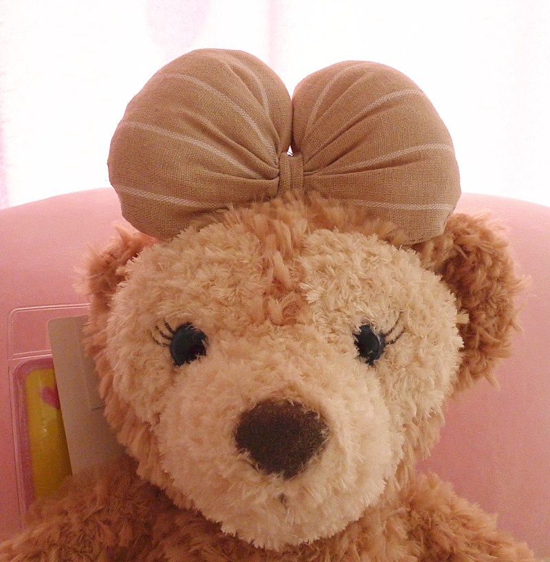 迪士尼disney达菲熊43cm公仔熊情侣雪莉玫shelliemay毛绒玩偶公仔达菲