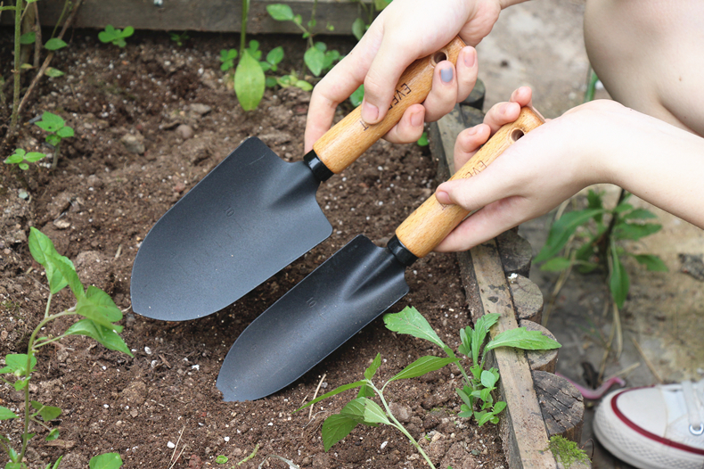 种花工具家用园艺养花小铲子套装户外挖土赶海多肉花盆栽铁锹ev磨砂小