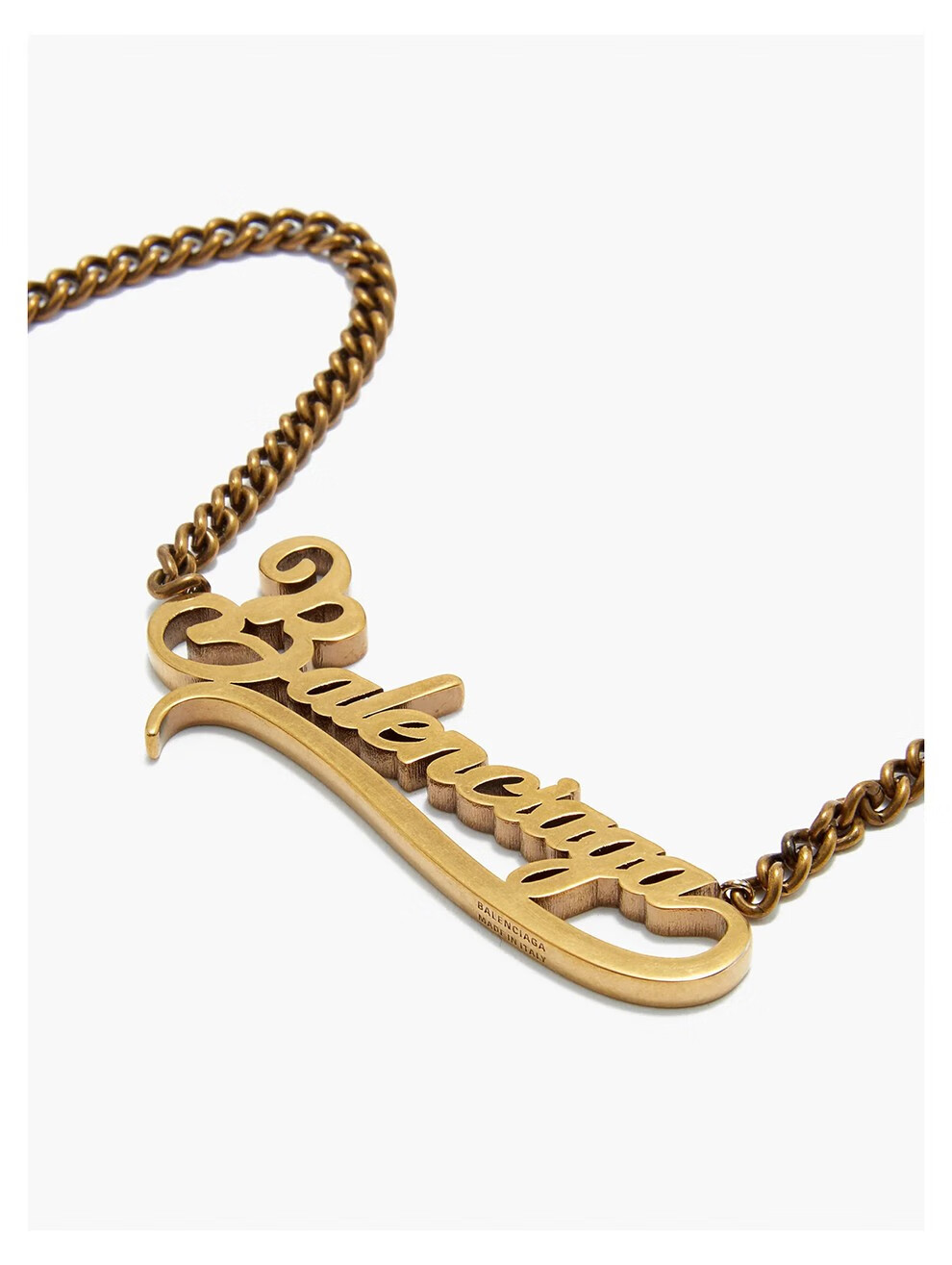 balenciaga 巴黎世家 2022年新款男女通用金属徽标项链 674577 tz99j