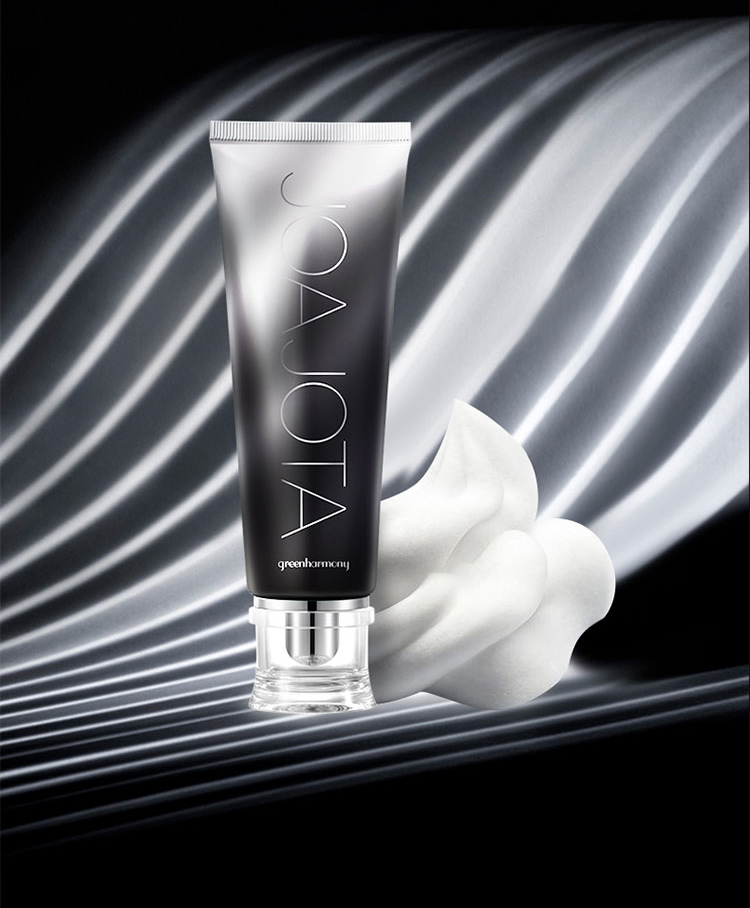 韩国歌林哈摩尼小黑白管氧气男士洗面奶joajota洁面乳120ml