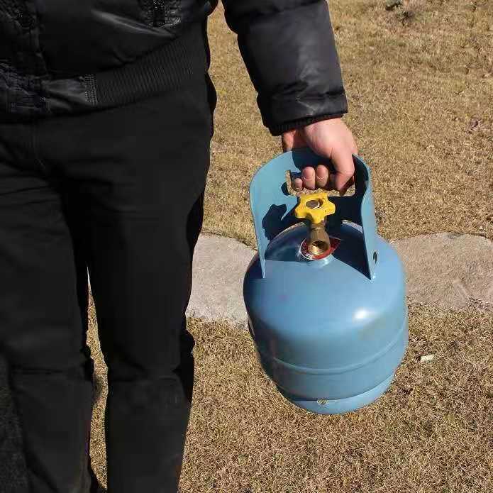 煤气罐液化气罐钢瓶天然气罐小罐空罐家用户外野餐251015公斤 2kg 带