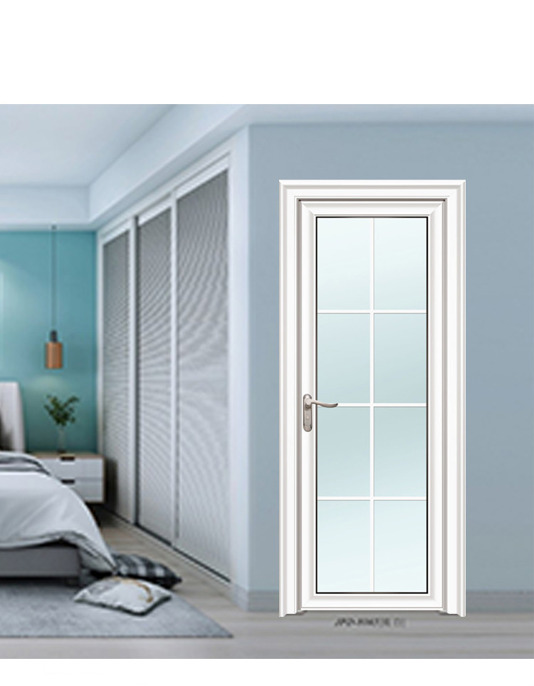 卫生间门厕所门钛镁合金门玻璃门简约室内门洗手间门厨房门浴室门08单