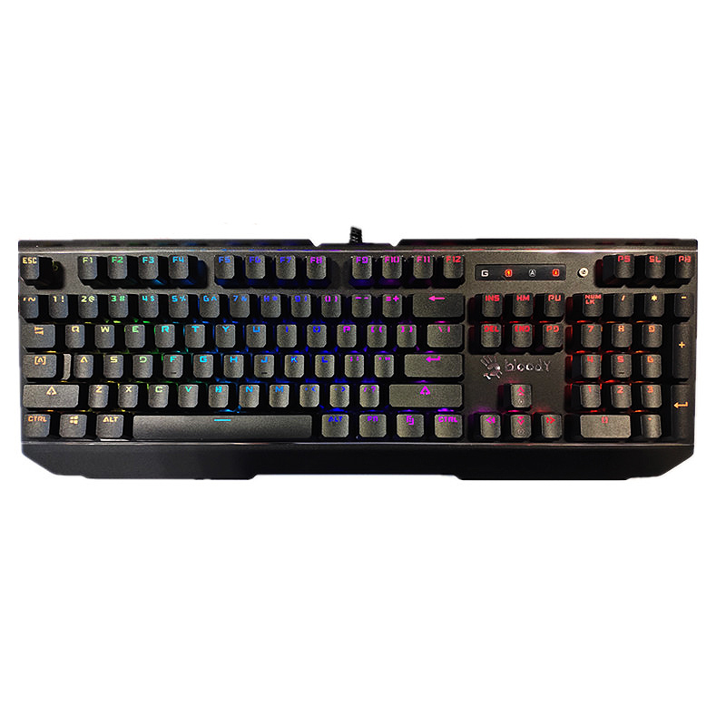 bloody血手幽灵f200q全光轴游戏机械键盘f210r女生网咖双飞燕有线f200