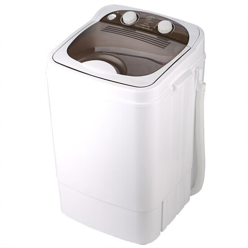 美的(midea)7公斤大容量迷你洗衣机小型家用单缸半自动洗脱两用70kg