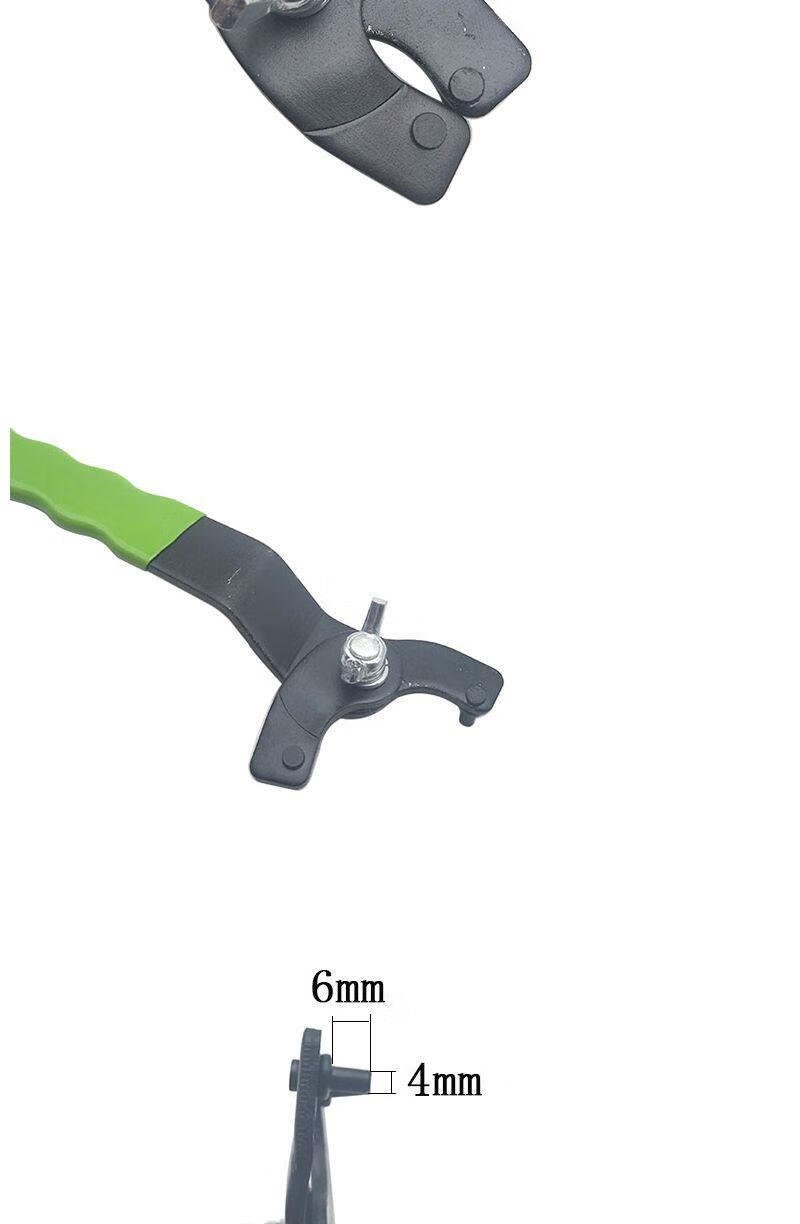 角磨机扳手皮套款防滑舒适手柄可调节电动工具配件磨光机角向扳手