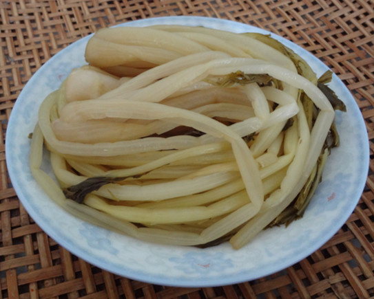 湖北广水特产腌高杆白菜长杆白菜酸菜高山箭杆白菜腌菜咸菜 5斤()