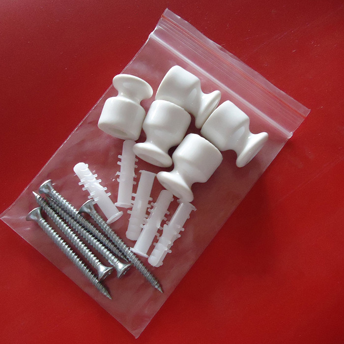 穿心陶瓷绝缘子 高频电力瓷葫芦 低压磁珠 迷你小瓷瓶瓷柱 彩色 小