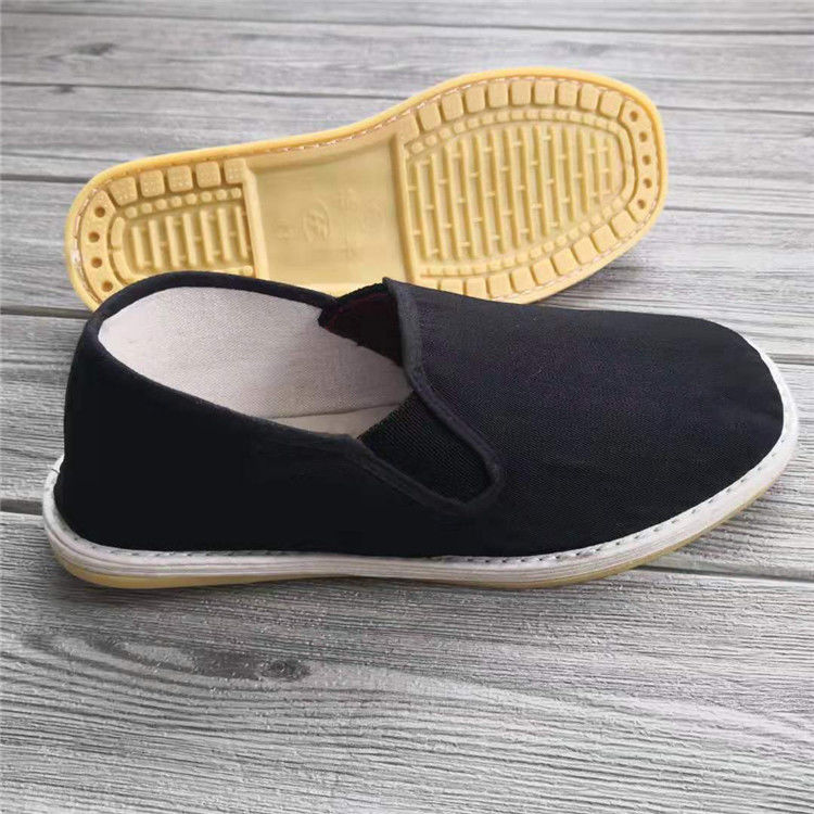 意难平 手工松紧口布鞋女士老北京布鞋千层底透气居家上班开车旅游