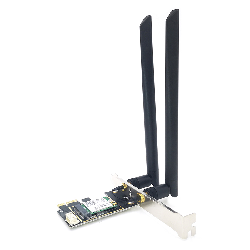 麒枫尚适用7260ac5g千兆ac双频pcie台式机内置无线网卡40蓝牙ngff台式