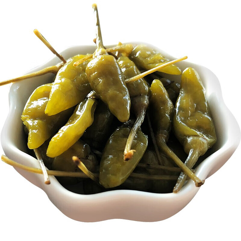 黑龙江特产野山椒20袋酸甜香辣经典口味东北泡椒野山椒咸菜100g野山椒