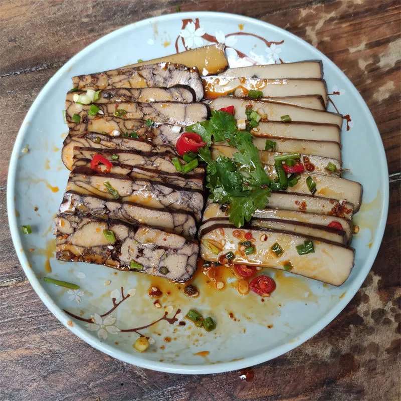 渠县土溪豆腐干168克五香麻辣味土溪豆干渠县特产小吃开袋即食华海春