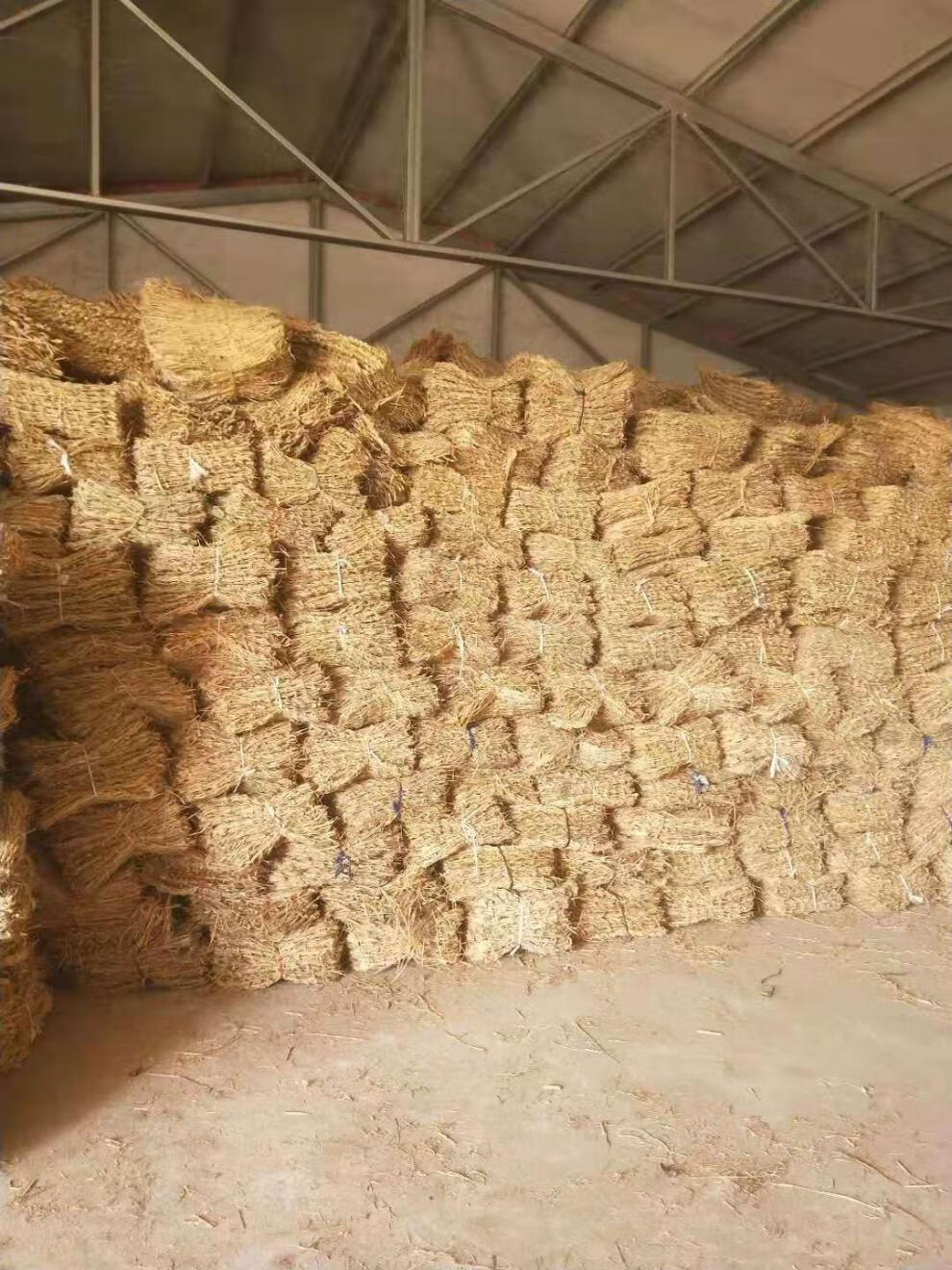 防汛草包稻草垫子稻草袋子护坡草袋下雪防滑草垫子草袋稻草编织袋锐衡