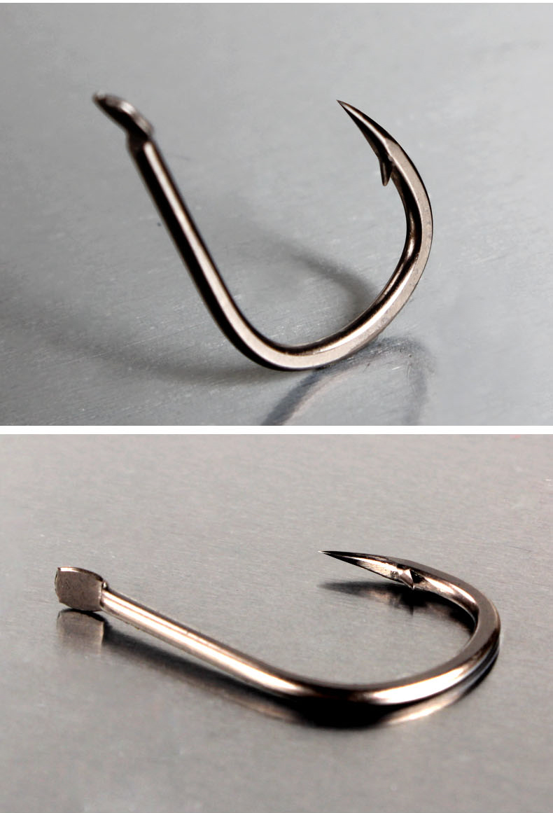 50枚装带刺伊势尼钓鱼钩有倒刺日本进口钛合金魔刃手研钓大鱼钩2钛