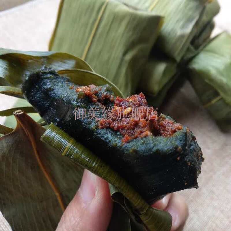 湘西叶子粑桐叶糍粑艾蒿艾叶粑粑蒿叶粑粑蒿菜粑粑甜甜辰溪粉糍粑 5个