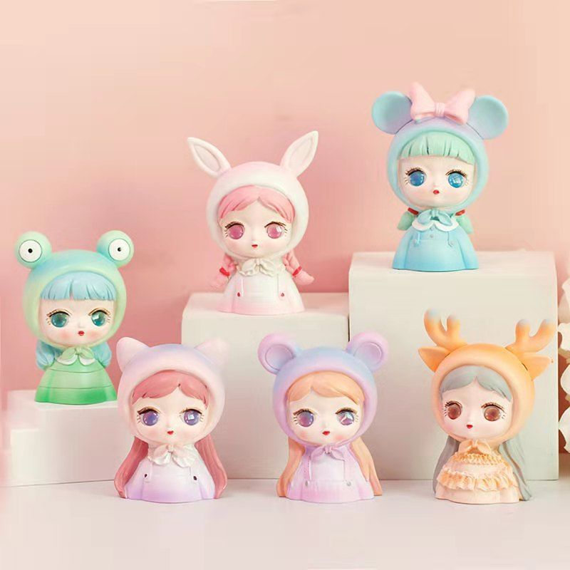 少女盲盒女孩网红新款少女心摆件一整套套公仔节日礼物糖心蜜语盲盒