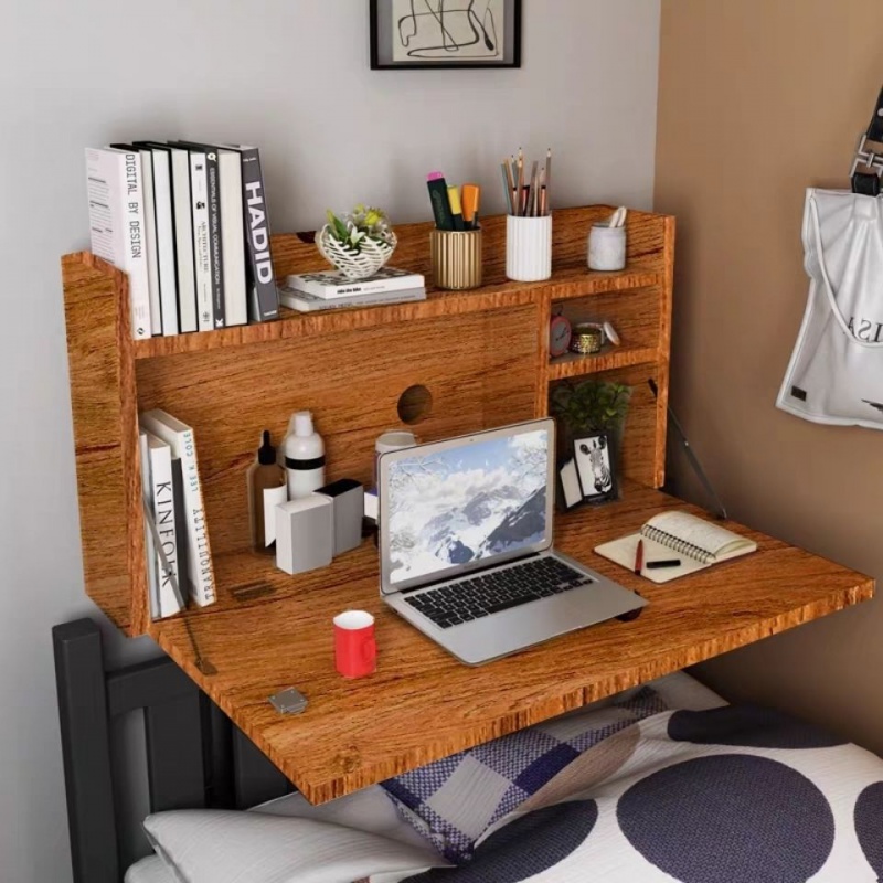 宿舍桌子床上可折叠 宿舍神器悬空上铺书桌下铺笔记本桌大学生床上寝