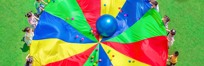 彩虹伞幼儿园教具早教户外儿童游戏道具感统训练活动器材体智能教具