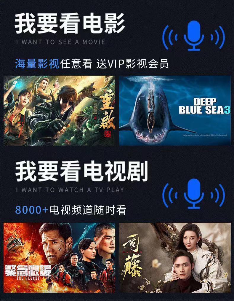 奇异果网络机顶盒家用无线wifi智能投屏高清魔盒电视盒子可通用mwymy
