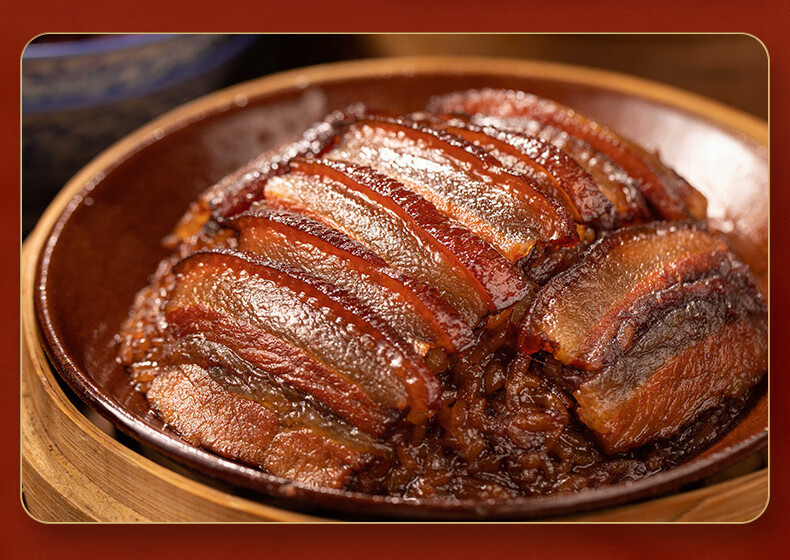 巴蜀公社夹沙肉400g四川九大碗即熟食甜烧白喜沙龙眼肉馅料糯米饭糯米