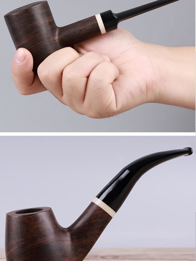 登喜路都柏林dublin烟斗木男士实木烟斗石楠木旱烟斗老式烟袋锅手工烟