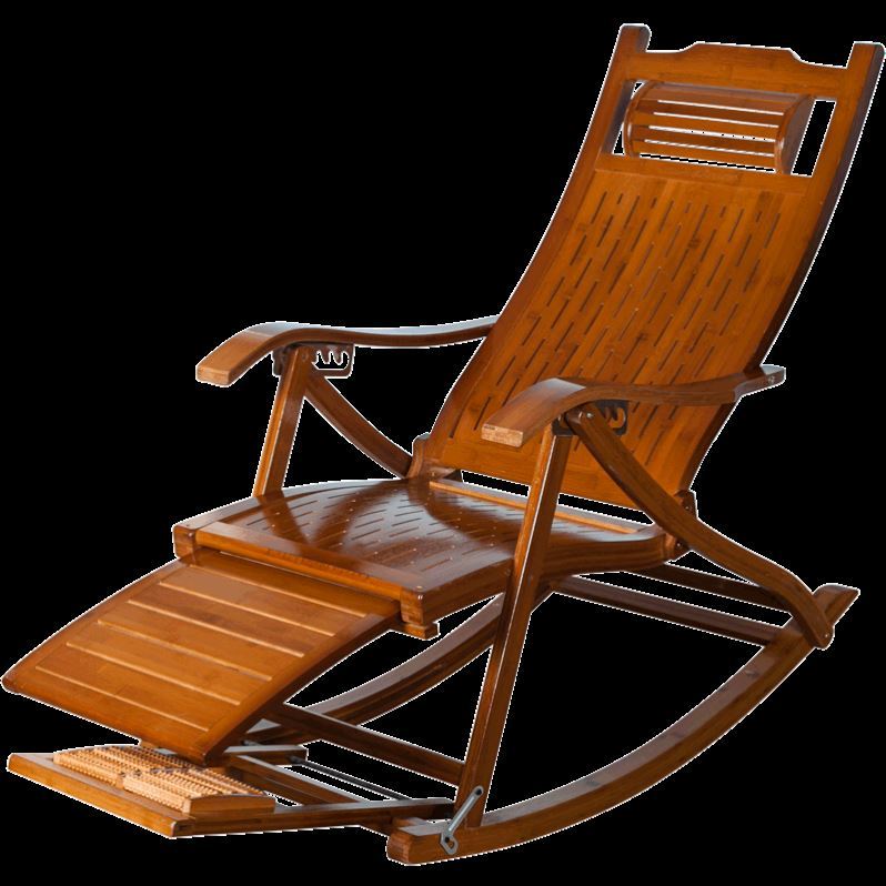 人舒适阳台睡觉晒太阳家用可调节中午休息的休闲 仿古休闲镂空摇椅