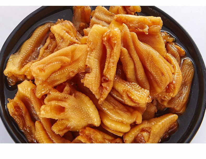 无骨鸭掌芥末味 多口味无骨芥末鸭掌 200g/包 多规格 去骨鸭爪酸辣脱