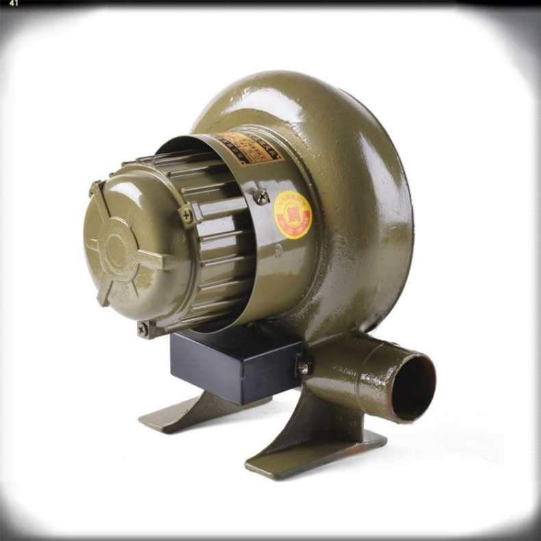 小型鼓风机家用220v锅炉吹风机离心式鼓风机强力烧烤炉子助燃柴火炉灶