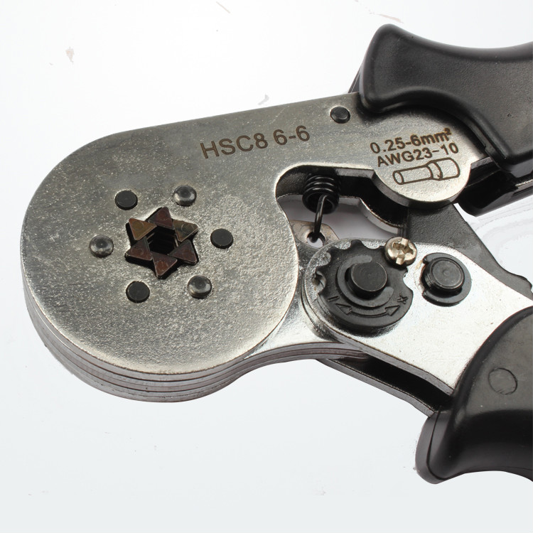 沙薇尔 压线钳6-6压接线管型端子欧式针型端子钳六角钳0.