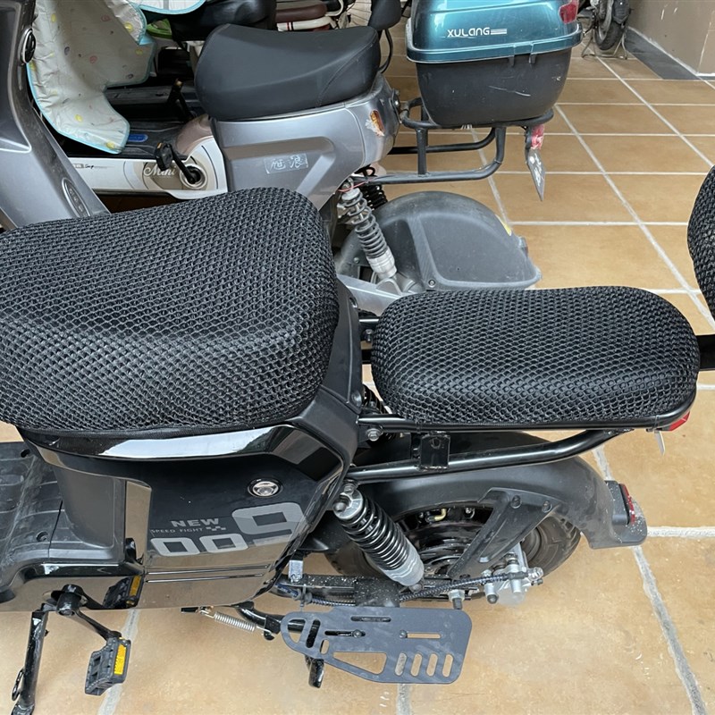 深远a7电动车配件台铃009坐垫座套改装通用007外卖坐套新国标防晒