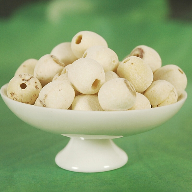 500g洞庭湖湘莲子寸三莲散装磨皮去芯白莲岳阳特产大颗粒莲子