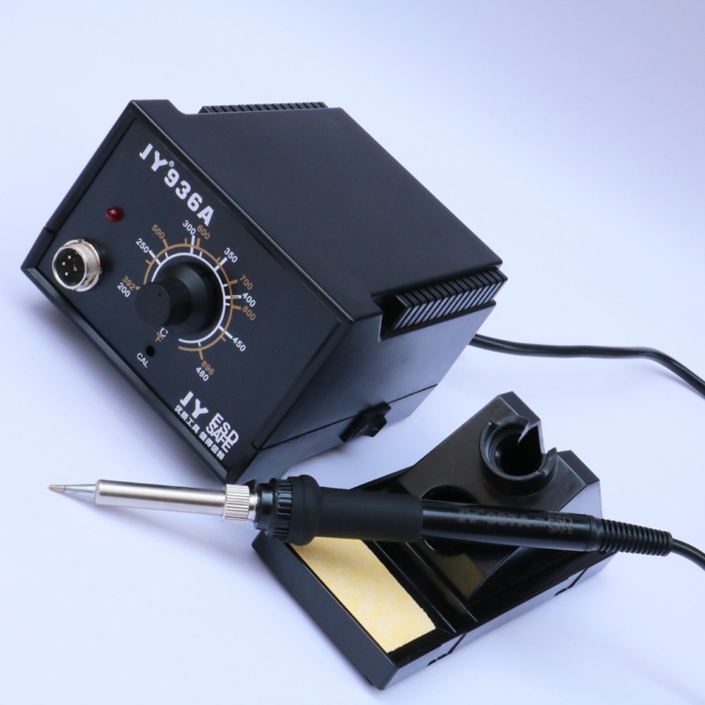 懂客电焊台恒温电烙铁套装936焊台无铅焊锡电洛铁可调温60wjd标配936a