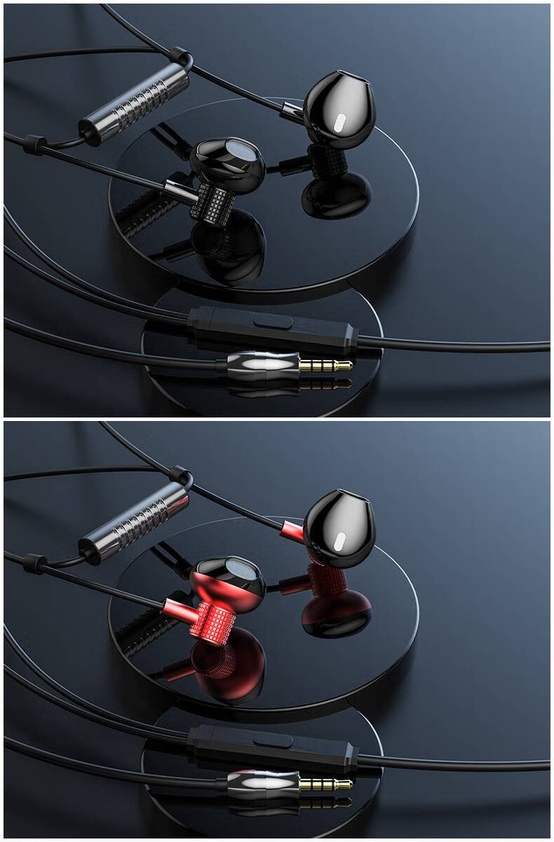 k歌耳机手机全民k歌录音专用搜索唱歌耳机带麦的耳机双麦克风全民k歌