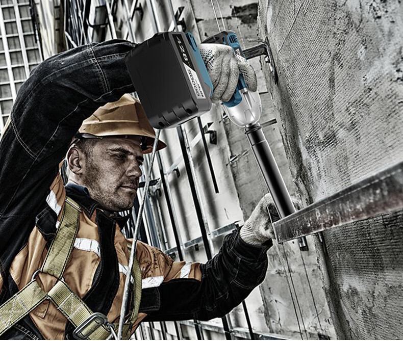 纳贝菲电动扳手无刷冲击扳手锂电充电架子工木工套筒风炮安装工具wj