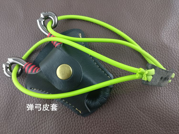 羊角弹弓传统反曲禁止猎户外牛角扁皮工具 藏羚羊 400钢珠 3皮筋 弹弓